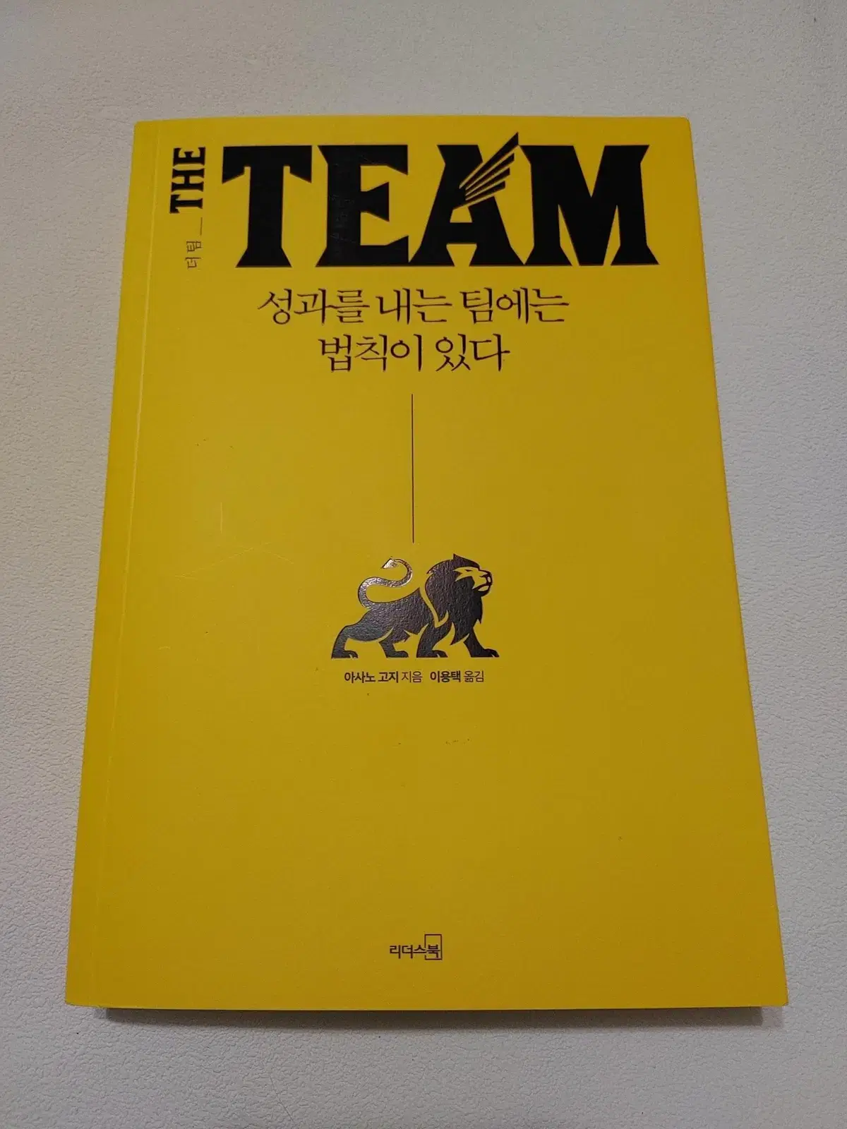 THE TEAM 더팀: 성과를 내는 팀에는 법칙이 있다 경제경영 도서